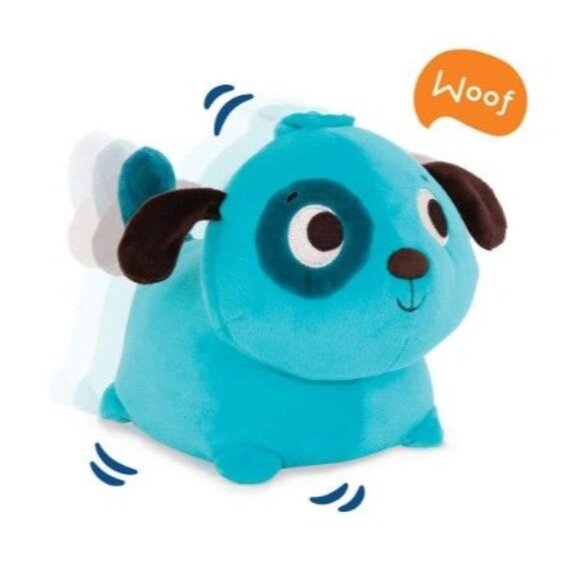 $8 WHEN BUNDLED B. Toys Wobble n Go Walking Barking Dog Baby Crawling Plush Toy - Picture 1 of 7